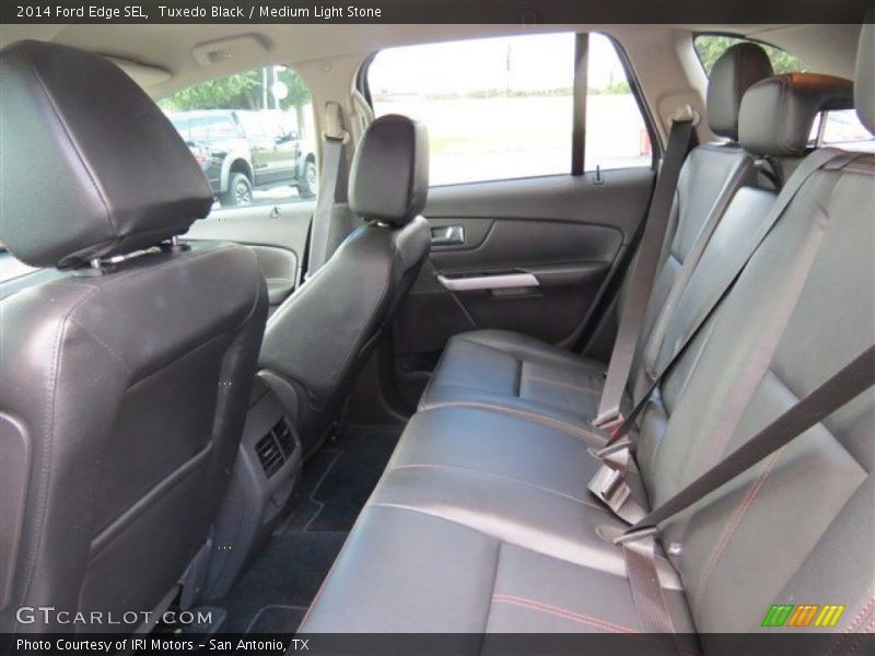 Tuxedo Black / Medium Light Stone 2014 Ford Edge SEL