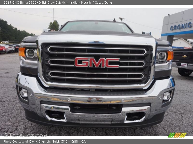 Iridium Metallic / Cocoa/Dune 2015 GMC Sierra 2500HD SLT Crew Cab 4x4