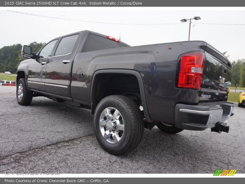 Iridium Metallic / Cocoa/Dune 2015 GMC Sierra 2500HD SLT Crew Cab 4x4