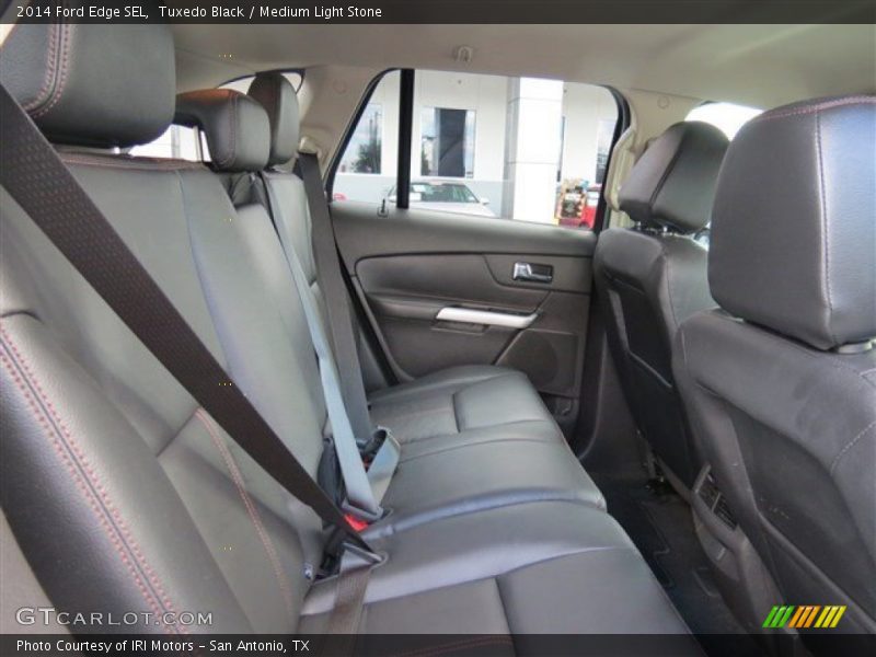 Tuxedo Black / Medium Light Stone 2014 Ford Edge SEL