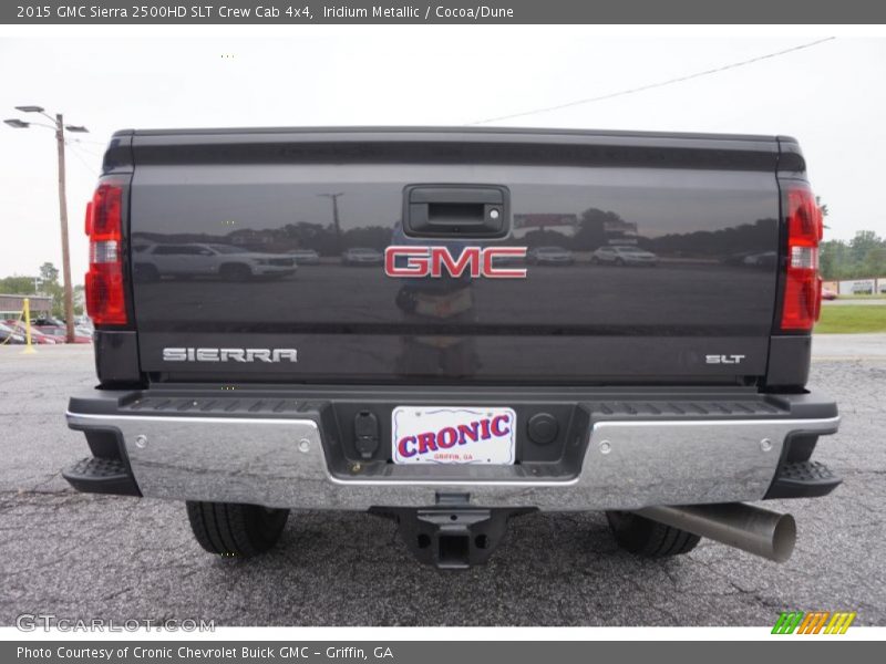 Iridium Metallic / Cocoa/Dune 2015 GMC Sierra 2500HD SLT Crew Cab 4x4