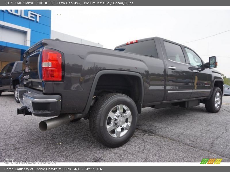 Iridium Metallic / Cocoa/Dune 2015 GMC Sierra 2500HD SLT Crew Cab 4x4