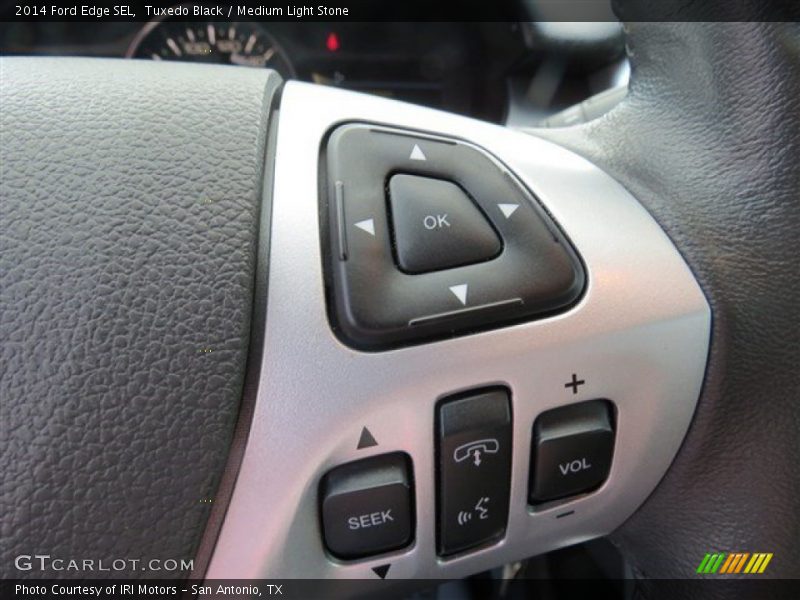 Tuxedo Black / Medium Light Stone 2014 Ford Edge SEL