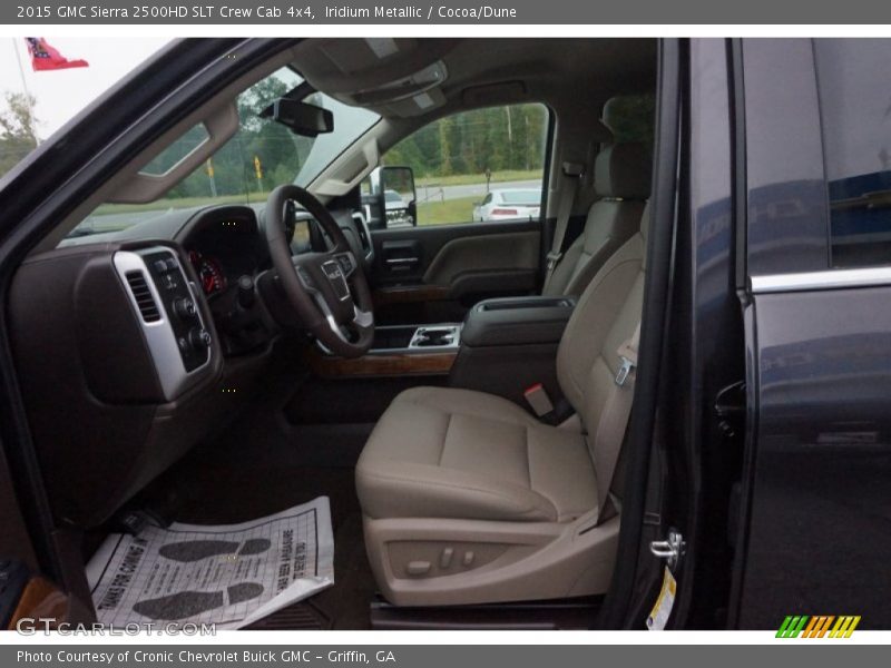Iridium Metallic / Cocoa/Dune 2015 GMC Sierra 2500HD SLT Crew Cab 4x4