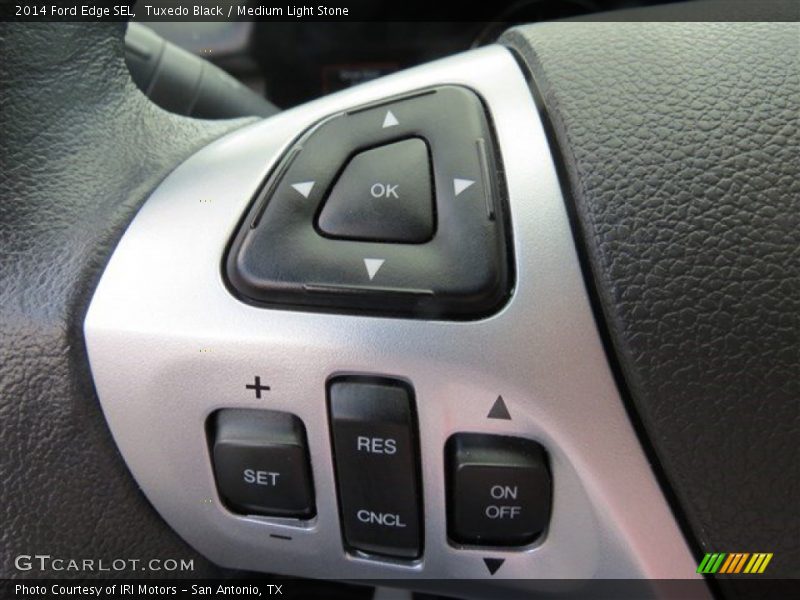 Tuxedo Black / Medium Light Stone 2014 Ford Edge SEL