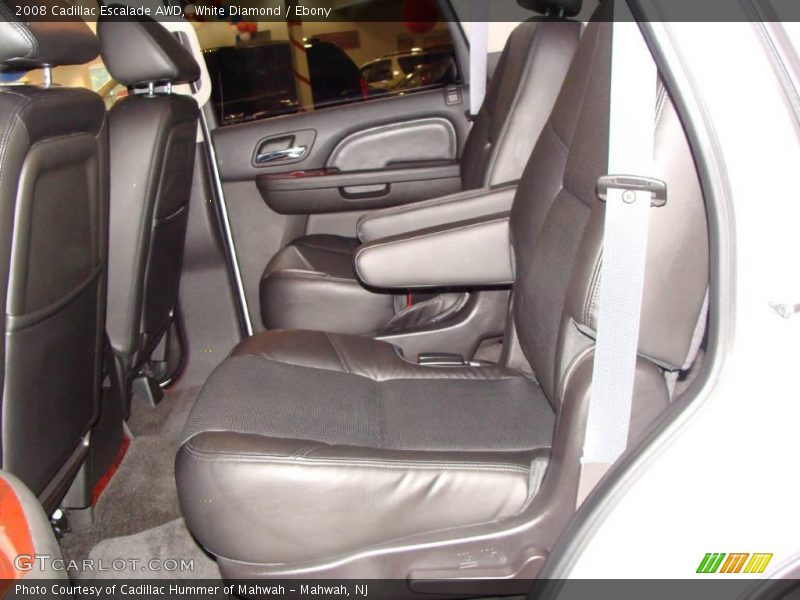 White Diamond / Ebony 2008 Cadillac Escalade AWD