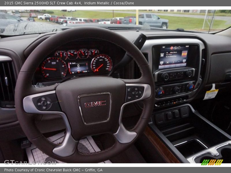 Iridium Metallic / Cocoa/Dune 2015 GMC Sierra 2500HD SLT Crew Cab 4x4