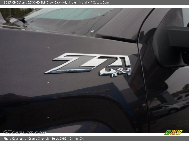 Iridium Metallic / Cocoa/Dune 2015 GMC Sierra 2500HD SLT Crew Cab 4x4