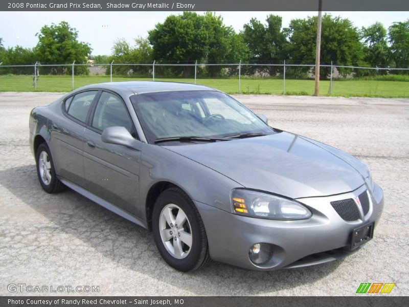Shadow Gray Metallic / Ebony 2008 Pontiac Grand Prix Sedan
