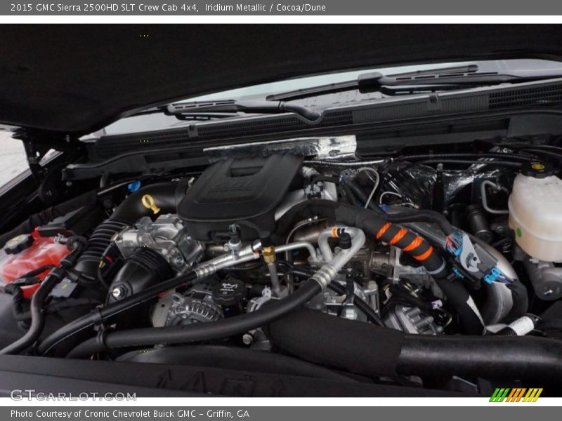 Iridium Metallic / Cocoa/Dune 2015 GMC Sierra 2500HD SLT Crew Cab 4x4