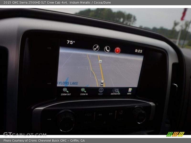Iridium Metallic / Cocoa/Dune 2015 GMC Sierra 2500HD SLT Crew Cab 4x4