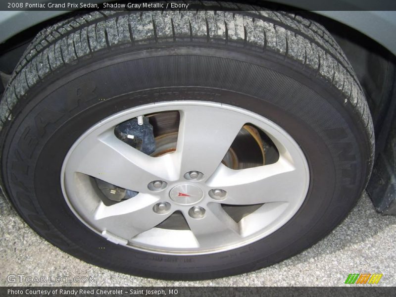 Shadow Gray Metallic / Ebony 2008 Pontiac Grand Prix Sedan