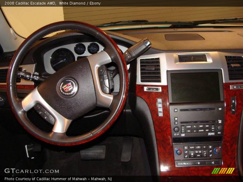 White Diamond / Ebony 2008 Cadillac Escalade AWD