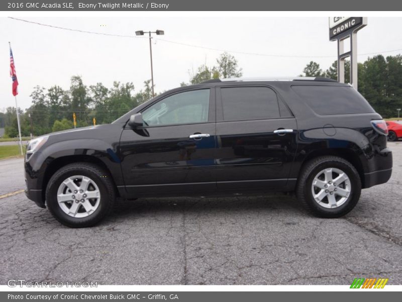 Ebony Twilight Metallic / Ebony 2016 GMC Acadia SLE