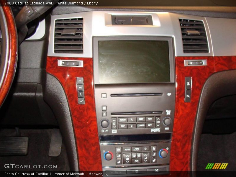 White Diamond / Ebony 2008 Cadillac Escalade AWD