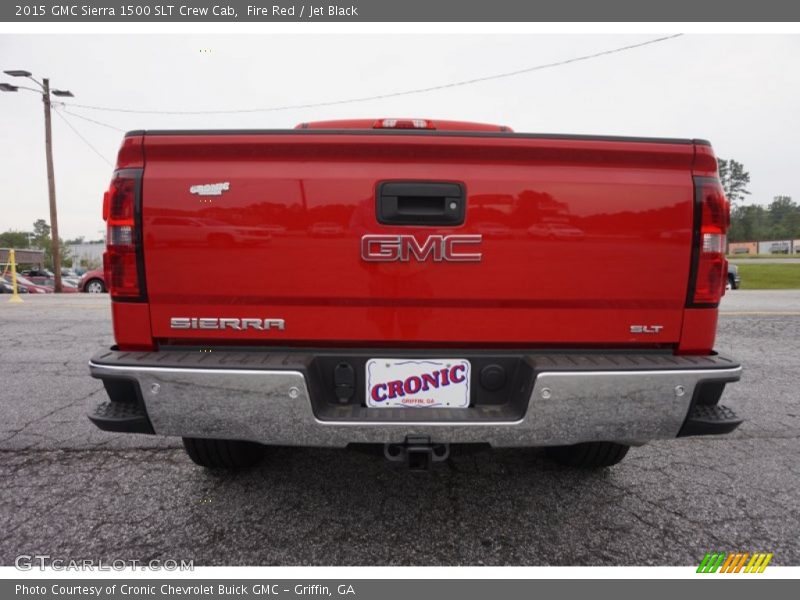 Fire Red / Jet Black 2015 GMC Sierra 1500 SLT Crew Cab