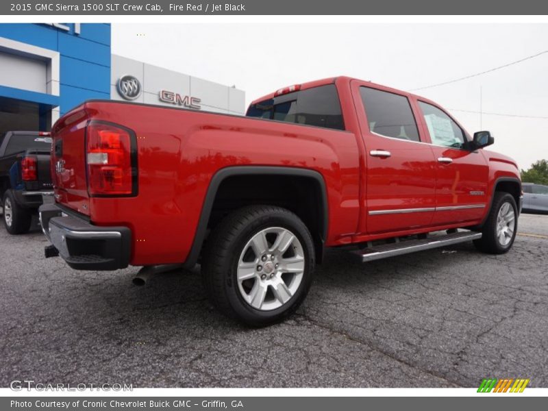 Fire Red / Jet Black 2015 GMC Sierra 1500 SLT Crew Cab