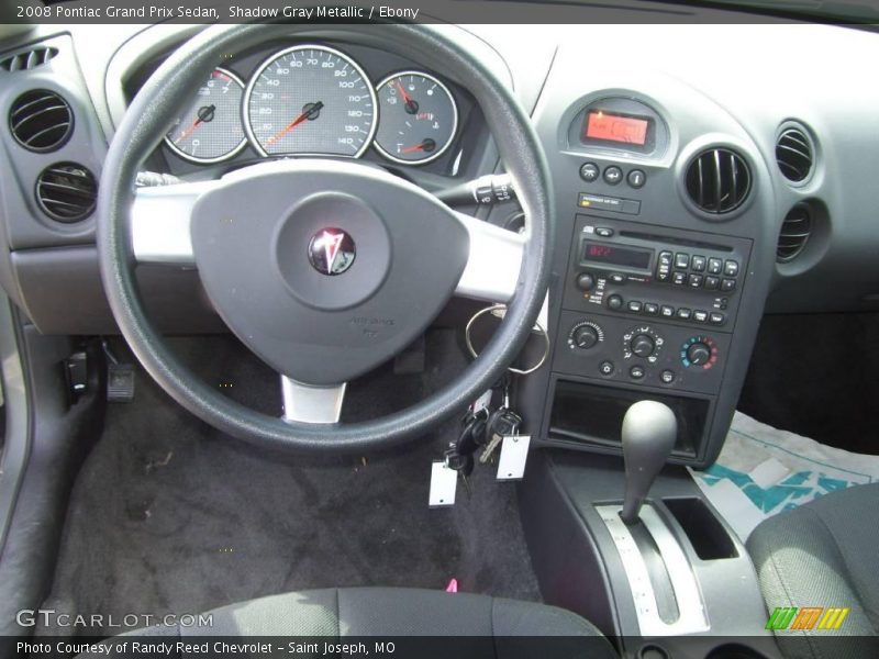 Shadow Gray Metallic / Ebony 2008 Pontiac Grand Prix Sedan