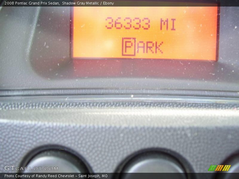Shadow Gray Metallic / Ebony 2008 Pontiac Grand Prix Sedan