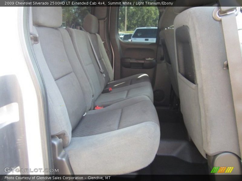 Summit White / Light Titanium/Ebony 2009 Chevrolet Silverado 2500HD LT Extended Cab 4x4