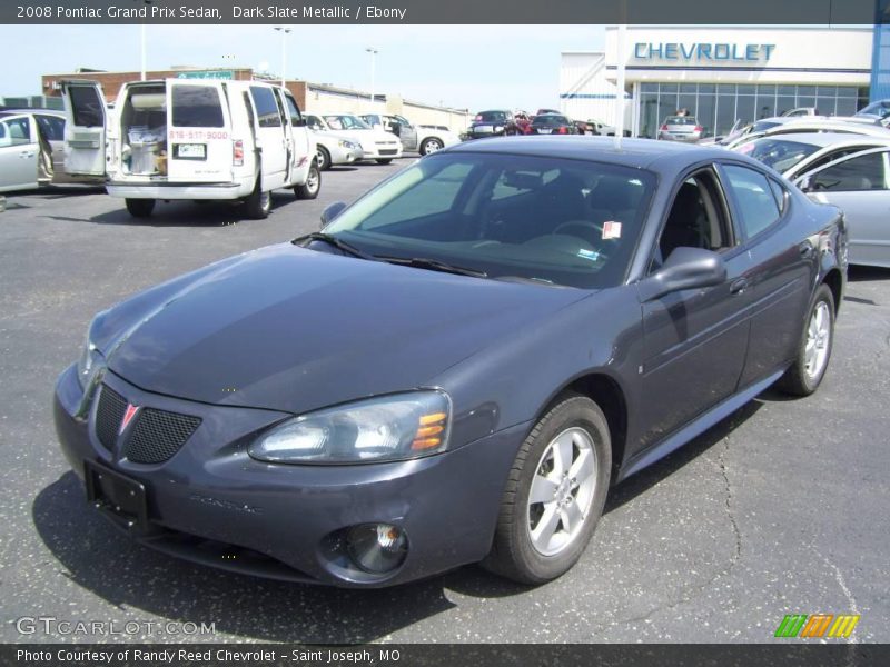 Dark Slate Metallic / Ebony 2008 Pontiac Grand Prix Sedan