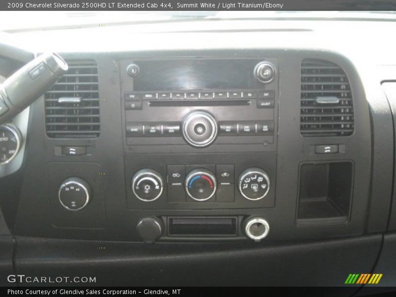 Summit White / Light Titanium/Ebony 2009 Chevrolet Silverado 2500HD LT Extended Cab 4x4