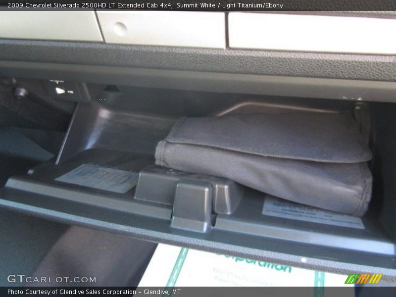 Summit White / Light Titanium/Ebony 2009 Chevrolet Silverado 2500HD LT Extended Cab 4x4
