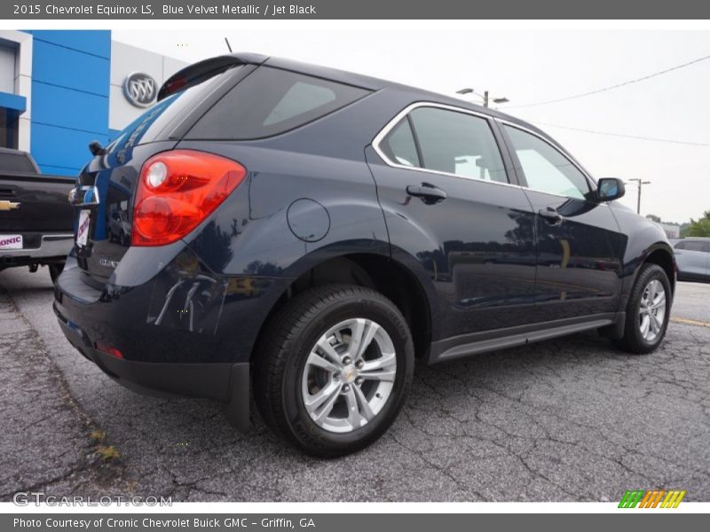 Blue Velvet Metallic / Jet Black 2015 Chevrolet Equinox LS