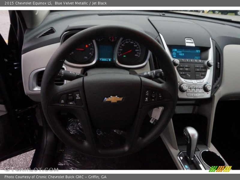 Blue Velvet Metallic / Jet Black 2015 Chevrolet Equinox LS