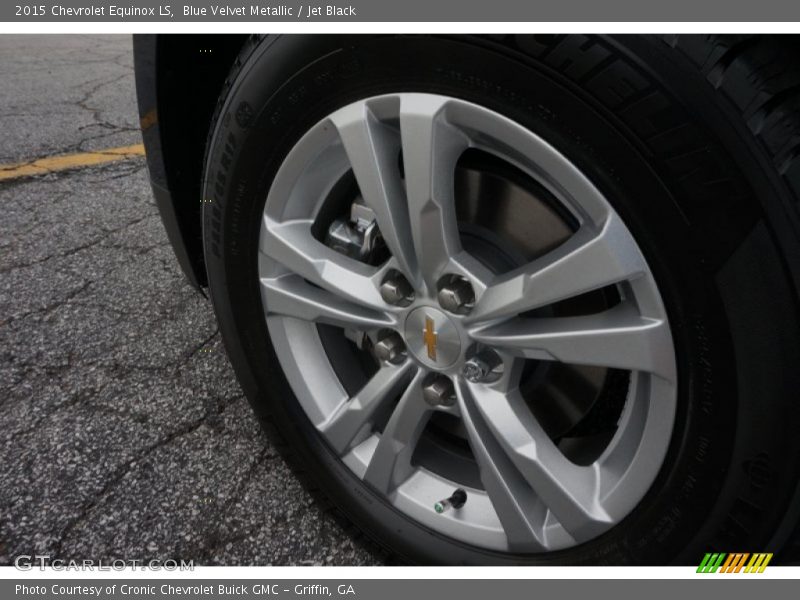 Blue Velvet Metallic / Jet Black 2015 Chevrolet Equinox LS