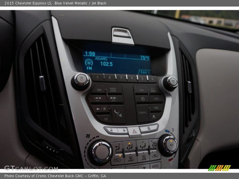 Blue Velvet Metallic / Jet Black 2015 Chevrolet Equinox LS