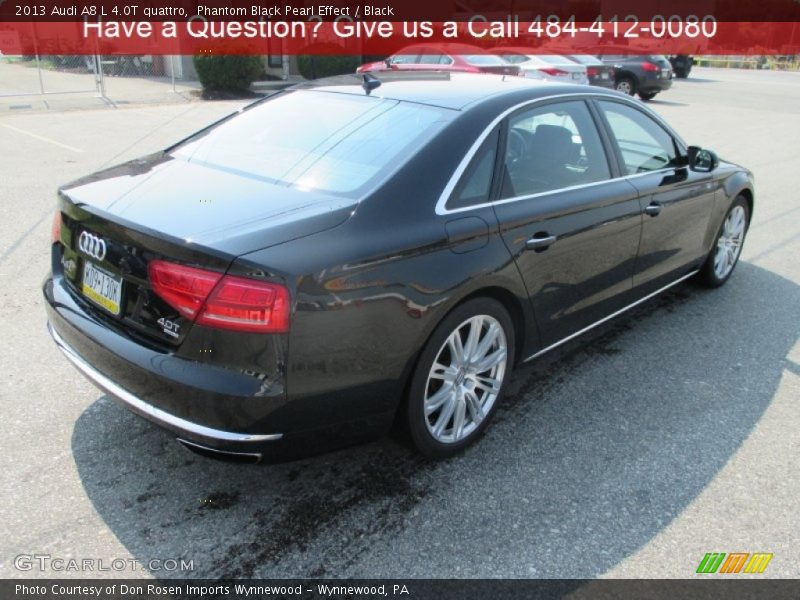 Phantom Black Pearl Effect / Black 2013 Audi A8 L 4.0T quattro