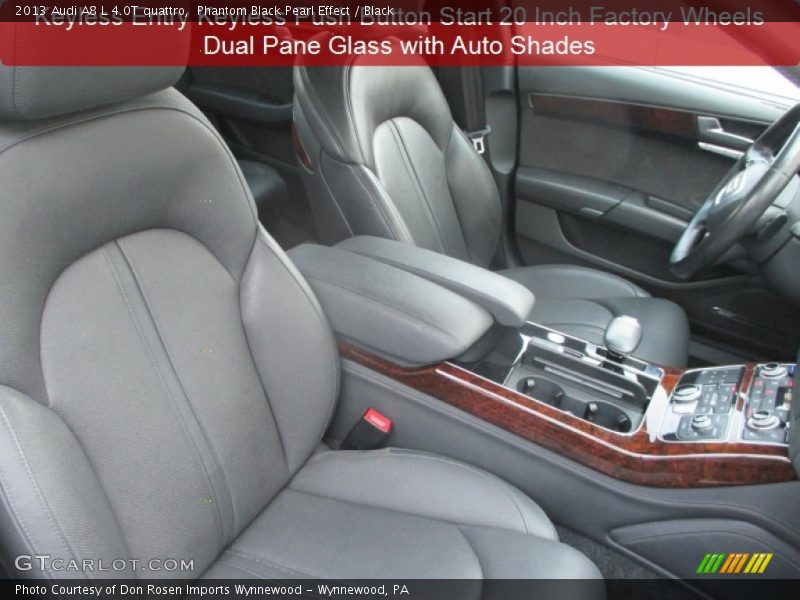 Phantom Black Pearl Effect / Black 2013 Audi A8 L 4.0T quattro