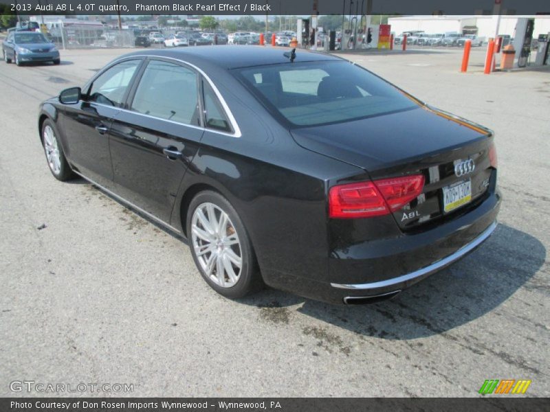 Phantom Black Pearl Effect / Black 2013 Audi A8 L 4.0T quattro