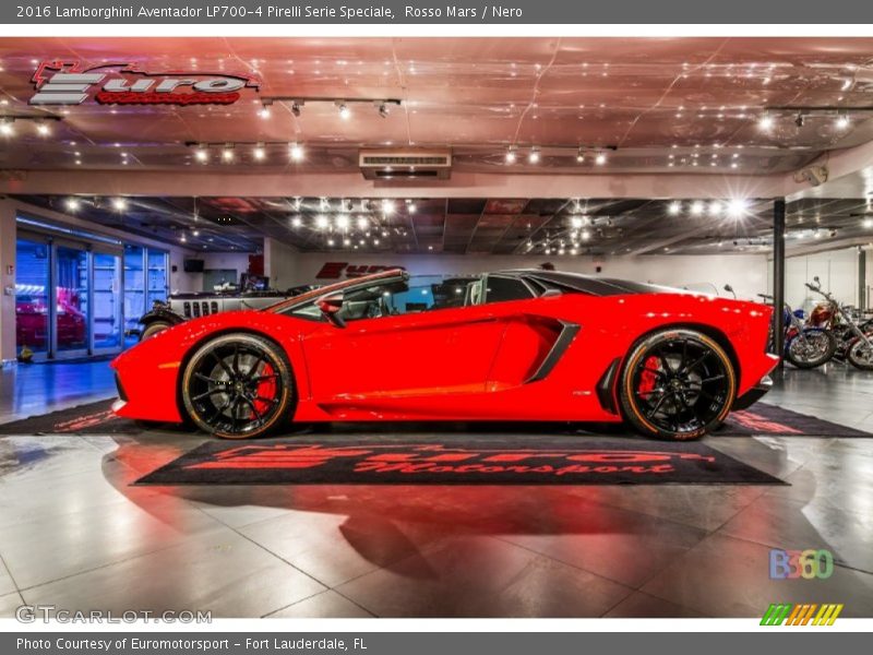 Rosso Mars / Nero 2016 Lamborghini Aventador LP700-4 Pirelli Serie Speciale