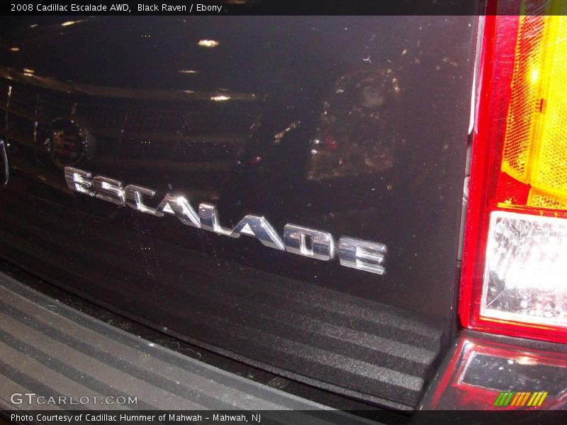 Black Raven / Ebony 2008 Cadillac Escalade AWD