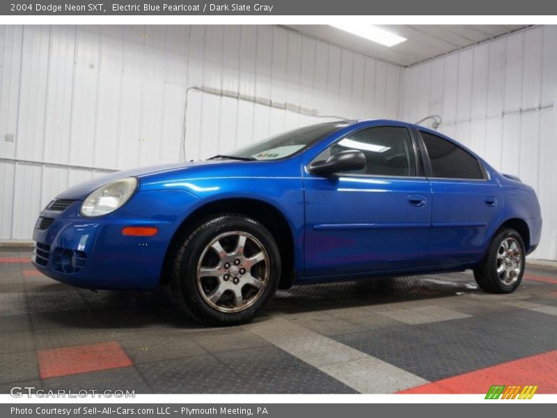 Electric Blue Pearlcoat / Dark Slate Gray 2004 Dodge Neon SXT