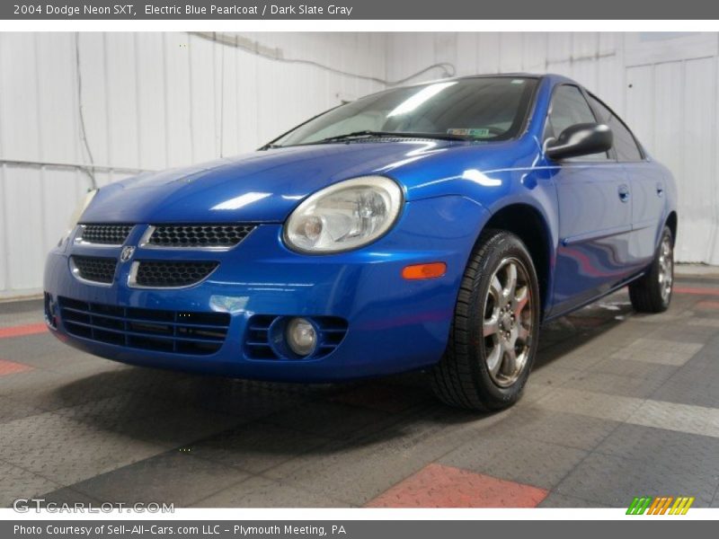 Electric Blue Pearlcoat / Dark Slate Gray 2004 Dodge Neon SXT