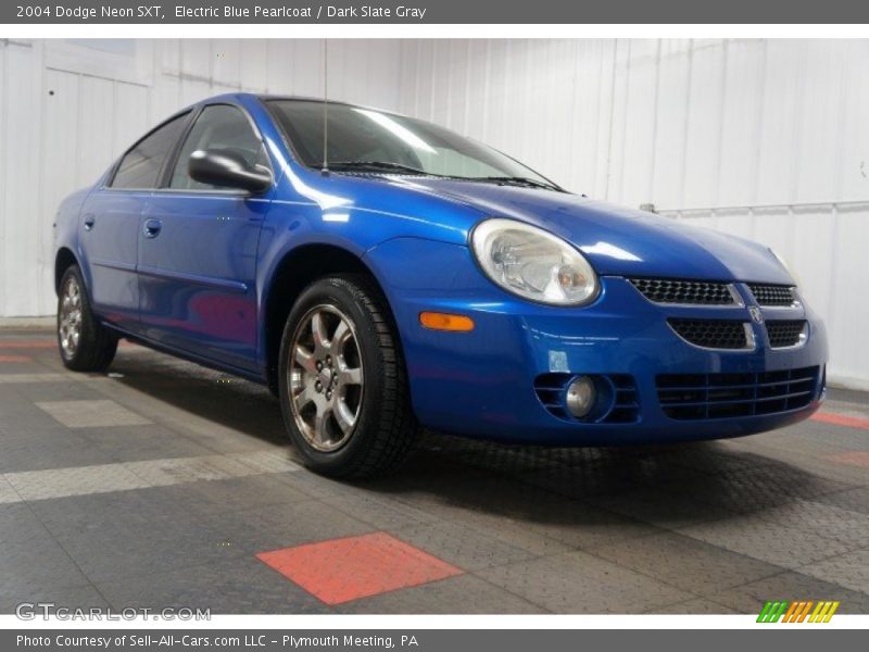 Electric Blue Pearlcoat / Dark Slate Gray 2004 Dodge Neon SXT