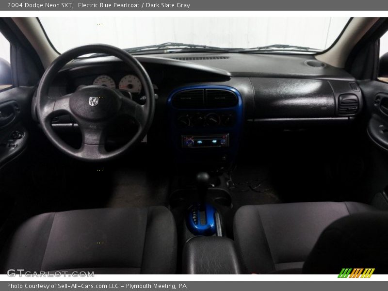 Electric Blue Pearlcoat / Dark Slate Gray 2004 Dodge Neon SXT