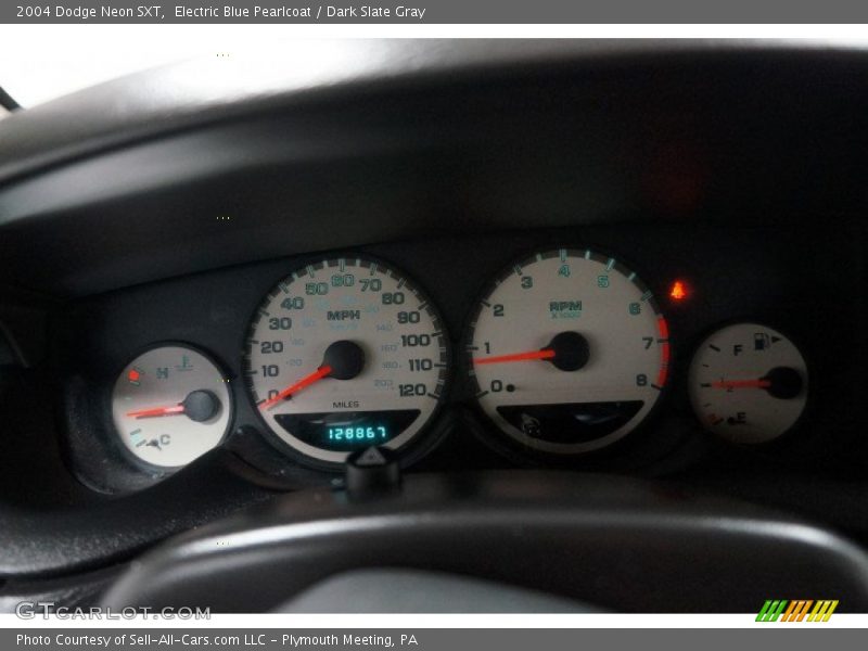 Electric Blue Pearlcoat / Dark Slate Gray 2004 Dodge Neon SXT