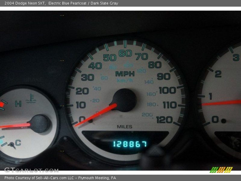 Electric Blue Pearlcoat / Dark Slate Gray 2004 Dodge Neon SXT