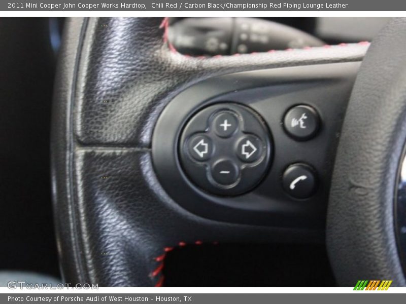Controls of 2011 Cooper John Cooper Works Hardtop
