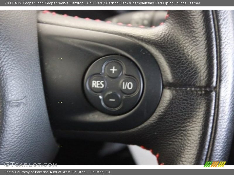 Controls of 2011 Cooper John Cooper Works Hardtop
