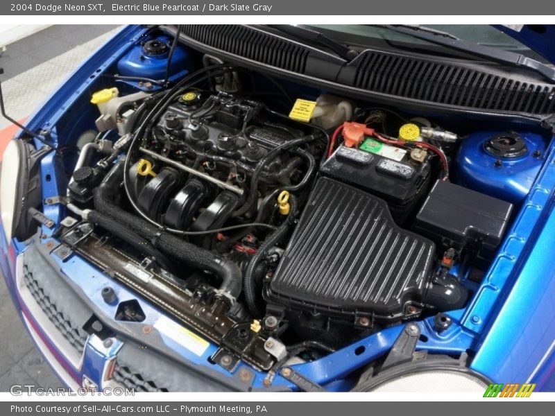 Electric Blue Pearlcoat / Dark Slate Gray 2004 Dodge Neon SXT