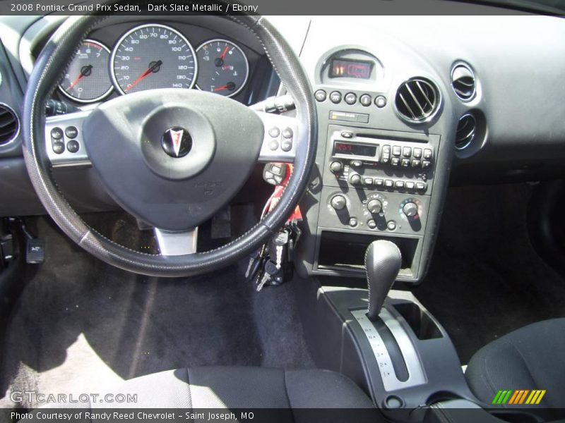 Dark Slate Metallic / Ebony 2008 Pontiac Grand Prix Sedan