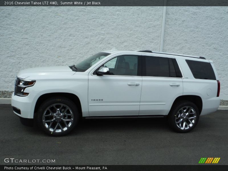 Summit White / Jet Black 2016 Chevrolet Tahoe LTZ 4WD