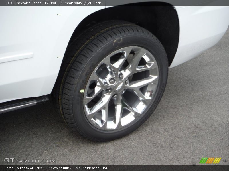 Summit White / Jet Black 2016 Chevrolet Tahoe LTZ 4WD