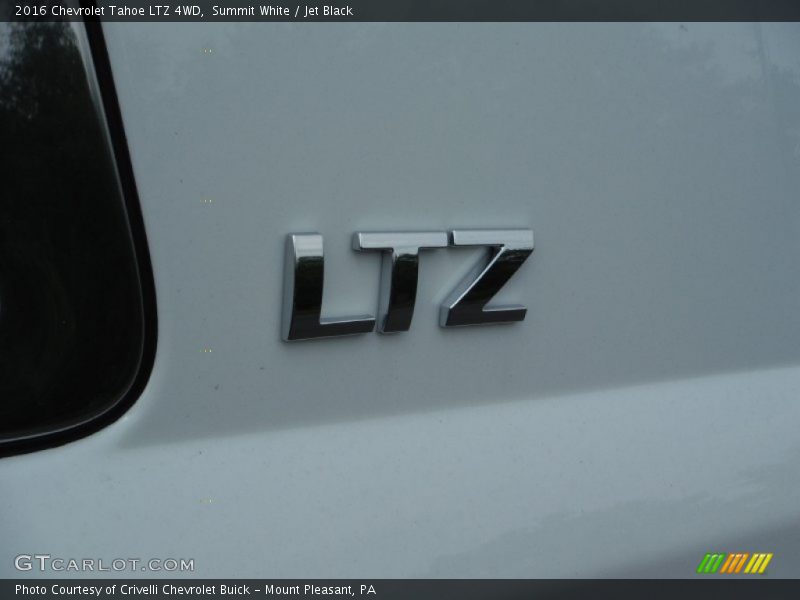 Summit White / Jet Black 2016 Chevrolet Tahoe LTZ 4WD