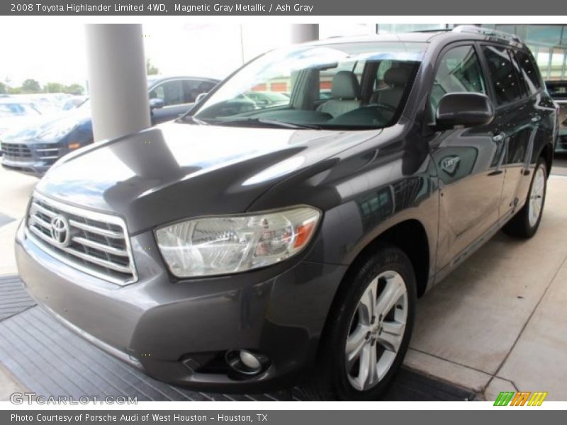 Magnetic Gray Metallic / Ash Gray 2008 Toyota Highlander Limited 4WD